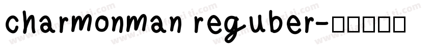 charmonman reguber字体转换